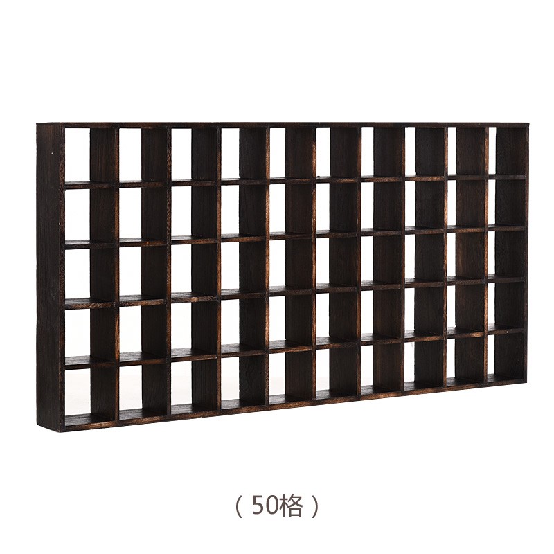 实木茶杯架收纳博古架置物架挂墙紫砂茶壶茶具展示柜壁挂式多宝阁