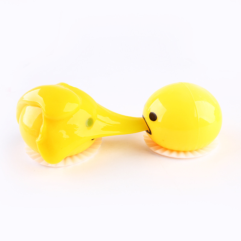 2 Pcs Squishy Puking Egg Yolk Stress Ball with Yellow Goop