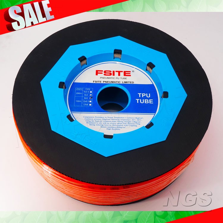 耐压13公斤PU管气管FSITE8X5PU6wX4 10 12X8 14X10 16 18 20mm毫