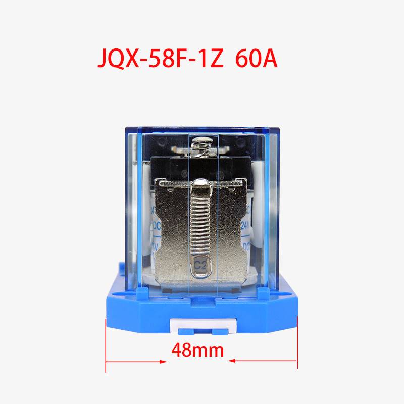 大功率继电器JQX-58F/1Z 60A 12V 24V碰碰车220V大电流询价