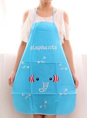 极速70x50cm Cute Kitchen Household Adult Antifouling Apron