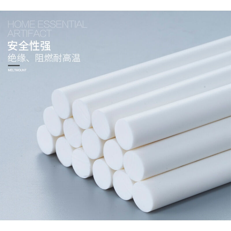 乳白色耐高温热熔胶棒电子行业用热熔胶7mm11mm热熔胶条乳白色耐