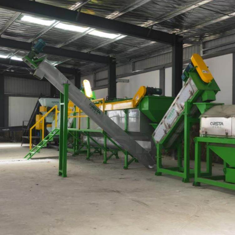 HDPE牛奶瓶垃圾破碎清洗瓶片机，日杂塑料奶瓶废料处置清洗机