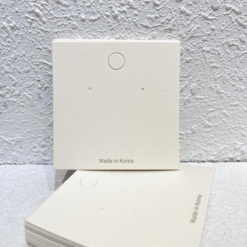 草香纸材质韩版耳环卡纸现货耳钉纸卡流行饰品包装卡片质感十爆款