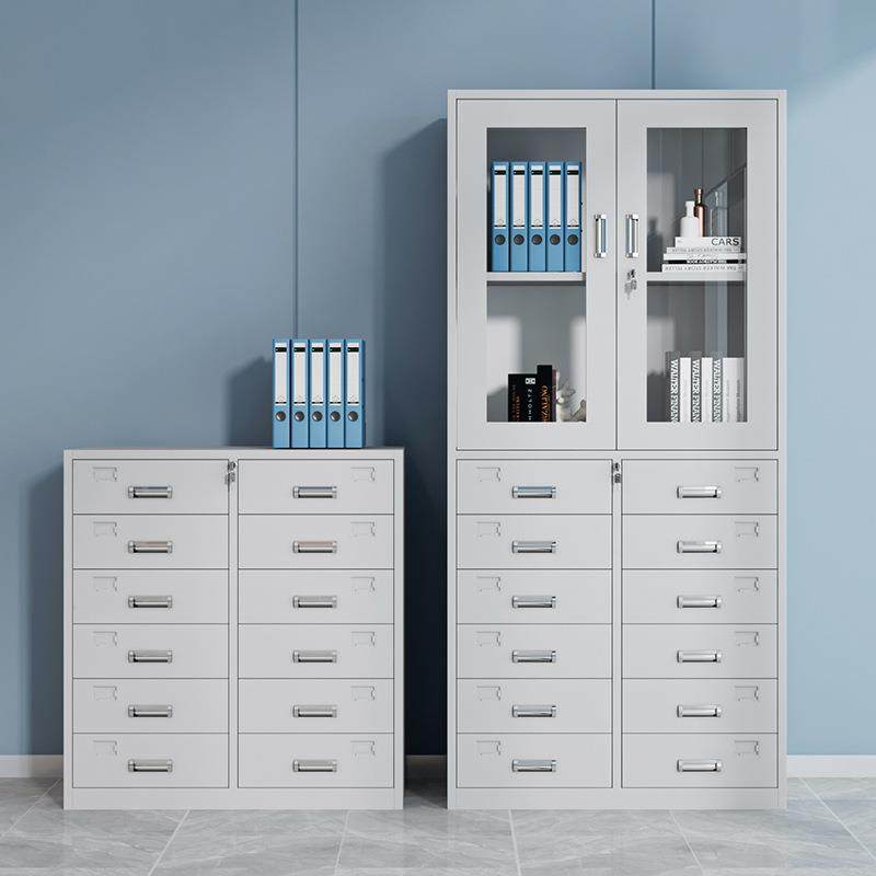 钢制多斗柜二十四斗文件柜带锁储物柜办公室收纳柜铁皮十二斗矮柜,商业/办公家具,办公储物柜,淘宝优惠券,粉丝福利购,淘宝优惠卷