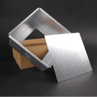 信诚 烘焙模具 阳极活底蛋糕模 正方形 8寸 盒装