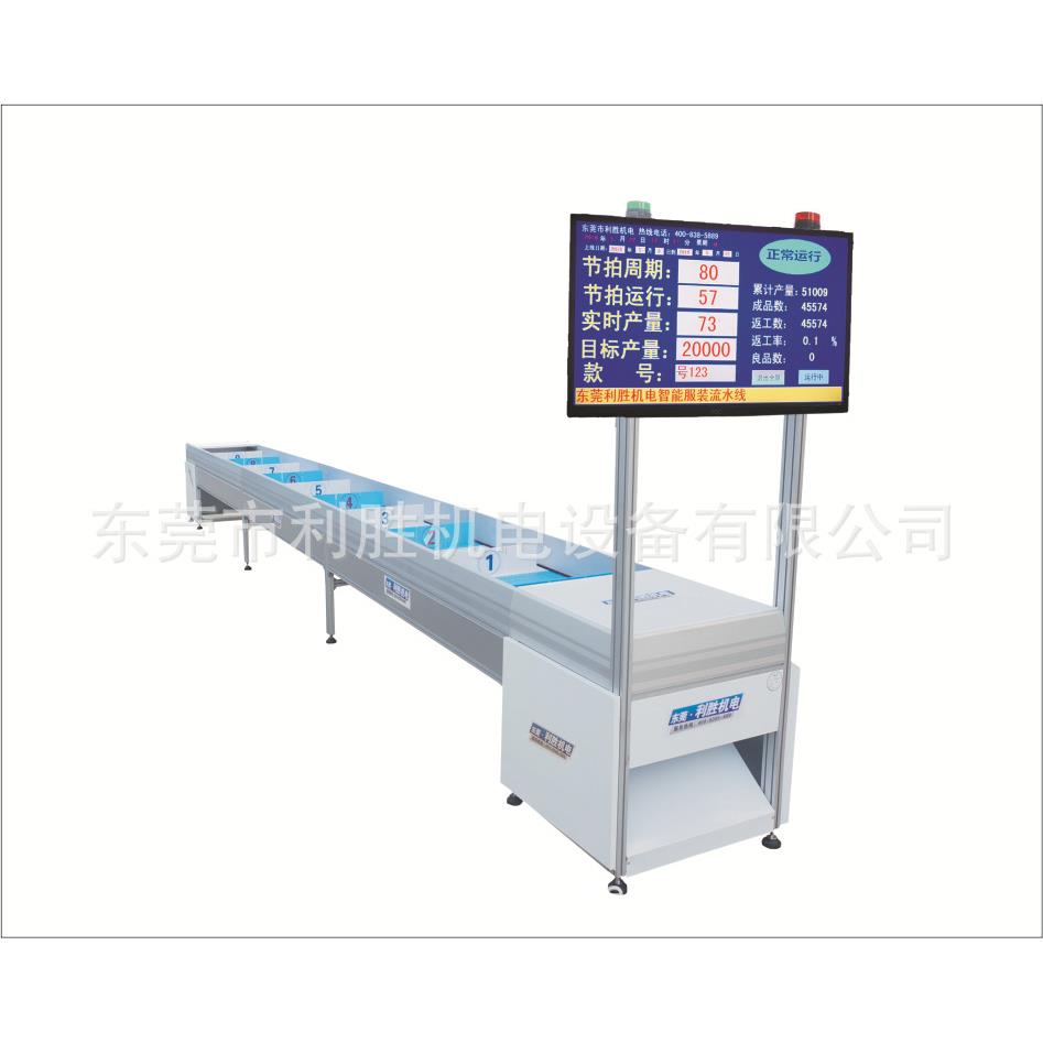 服装JIT流水槽JIT单件流服装厂车间流水缝制设备