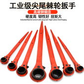 尖尾棘轮扳手双向刺轮多功能快速自动梅花套筒工具套装 棘轮扳手