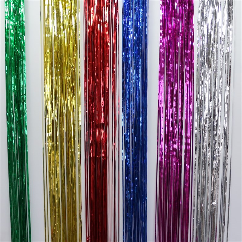 雨丝条毛条彩带生日晚会幼儿园吊饰亮丝彩条气球装饰结婚用品大全