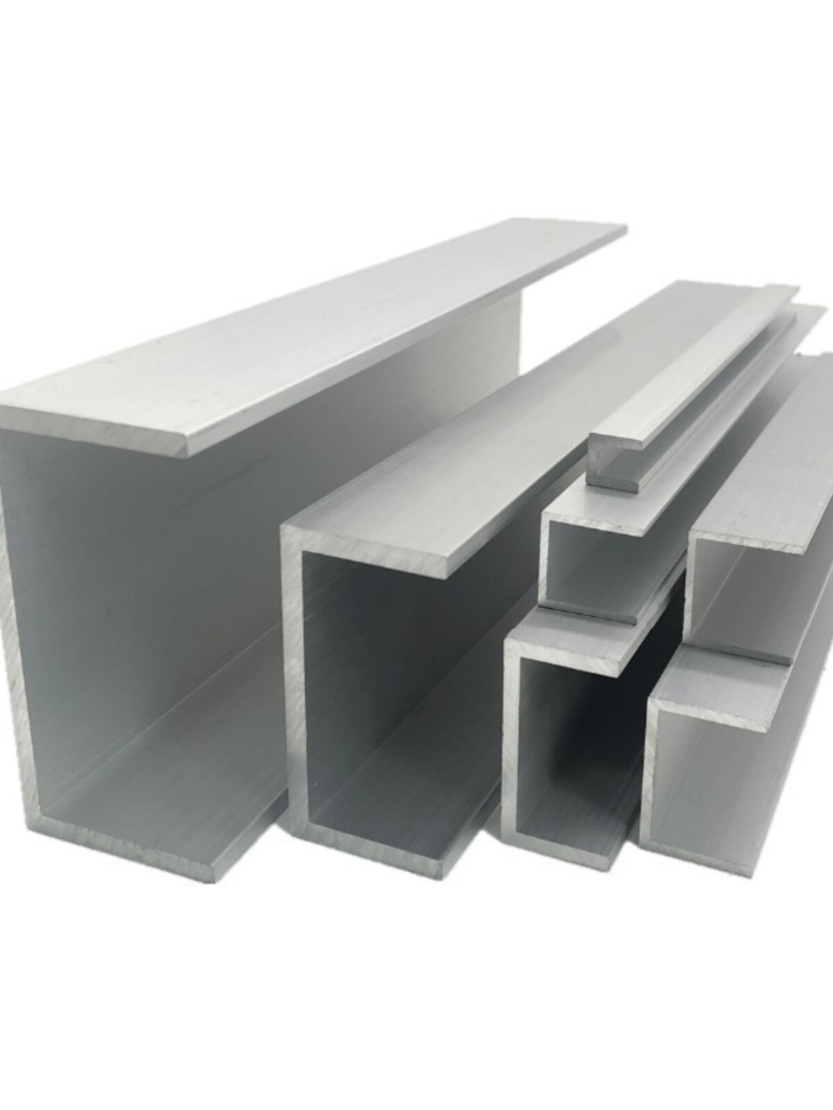 促销铝合金u型槽包边铝槽玻璃轨道卡槽凹槽小扣条u型条铝合金型材