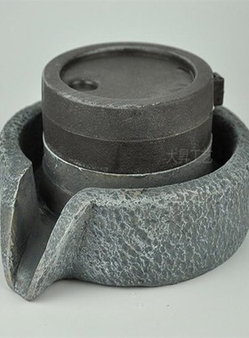 石来运转流水石磨流水摆件茶台中式装风水轮摆设茶盘假山景观创意