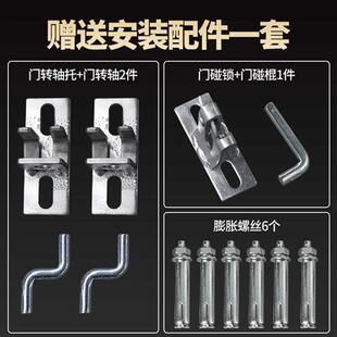 猪圈门猪笼铁门砖砌水泥圈舍前后门牛羊圈舍围栏配件养猪场猪栏门