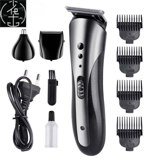 Rechargeable Hair Clipper Waterproof Electric Shaver Trimmer