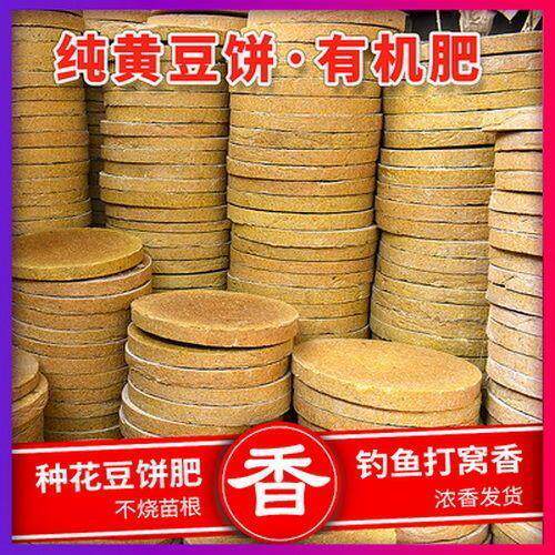 农家豆饼非基因改造纯黄豆大豆粕豆饼块钓鱼打窝花木果蔬肥料