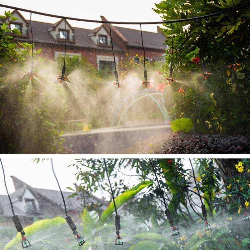 喷头大棚吊装自动喷淋浇花器微喷头农场微喷滴灌植物墙喷灌系统