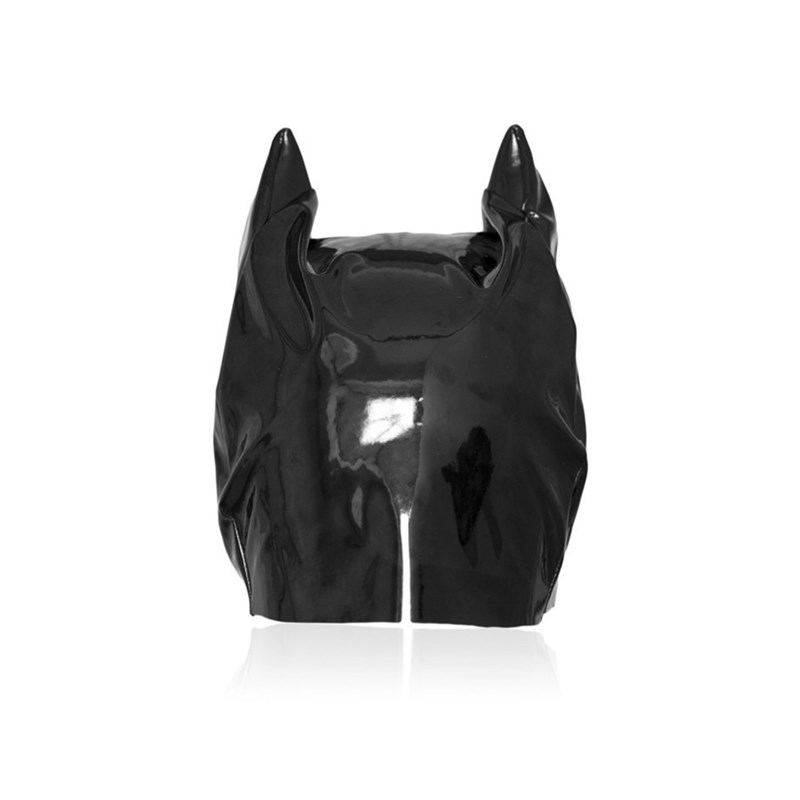 EXVOID Sex Headgear Lether Slave Masquerade Restraint Hood M