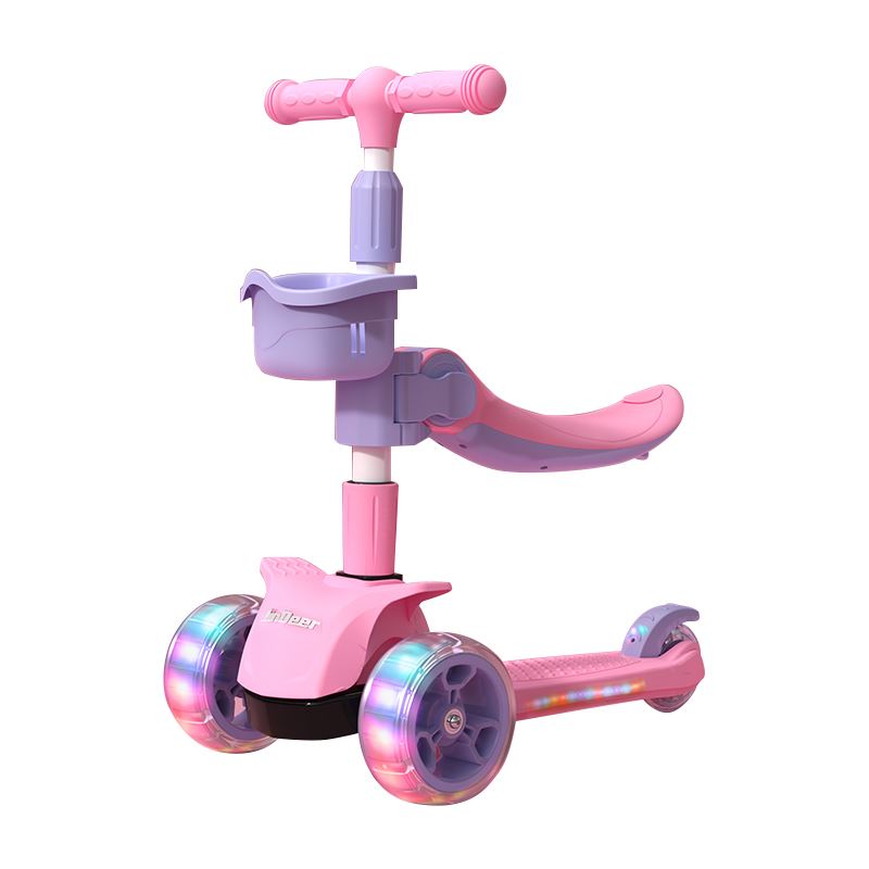 儿童滑板车1一3一6-12岁宝宝男女童小孩三合一踏板平衡滑滑溜溜车