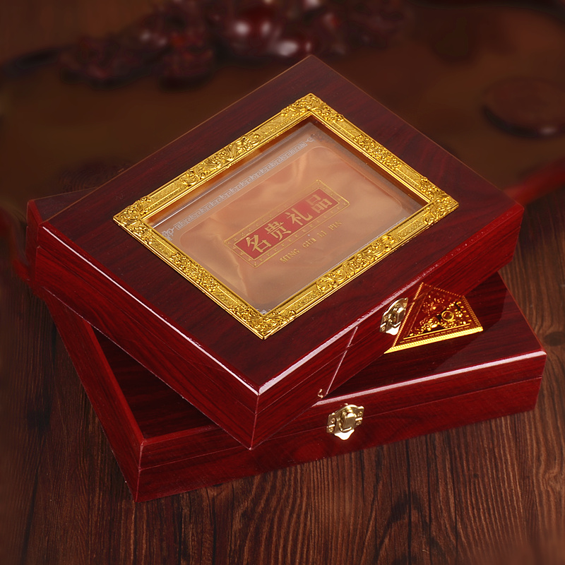 金框木盒名贵礼品包装盒高档海参花旗参石斛礼盒礼品盒通用干货子