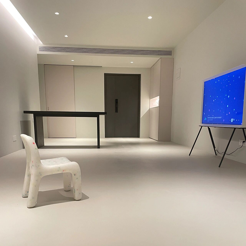 微水泥艺术涂料包工包料墙地一体侘寂G风墙面漆水泥肌理漆背景墙