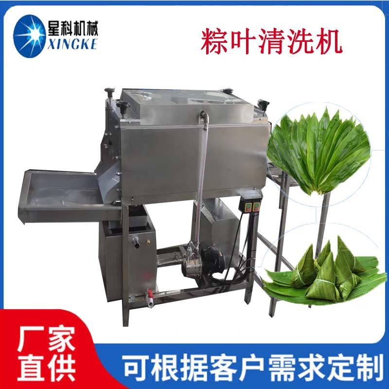 供应粽叶清洗机商用箬叶芦苇叶清洗设备粽子加工设备制造