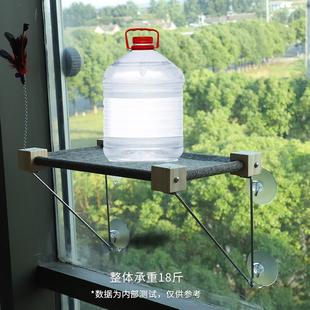 新款 通用猫爬架吊 直销实木猫咪吊床吸盘式 四柱玻璃宠物瞭望台四季