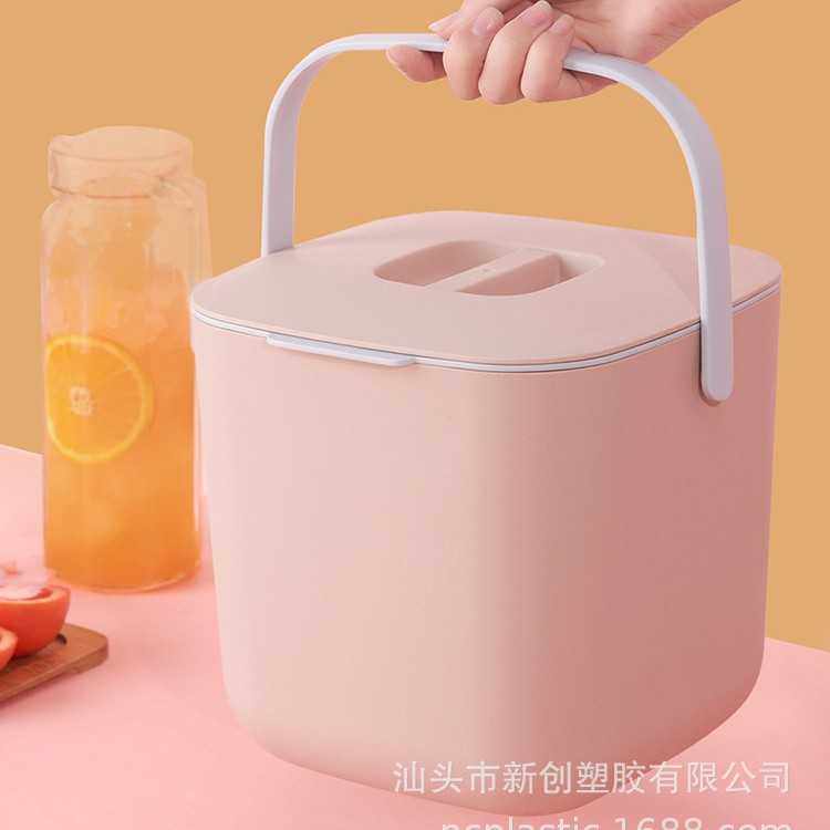 新款直销家用带盖沥水干湿分离厨房台面桌面分类有盖创意垃圾篮厨,收纳整理,其他收纳篮,淘宝优惠券,粉丝福利购,淘宝优惠卷