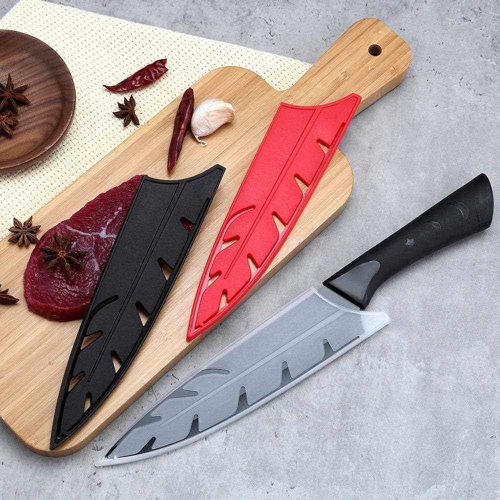 新款直销兴业塑料保护套 8寸西式厨师刀刀鞘 颜色刀盖子 黑色通用