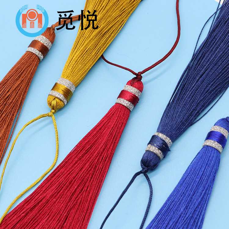 新款直销背云贴纸流苏书签扇坠装饰配件穗子服装古装饰品小号DIY