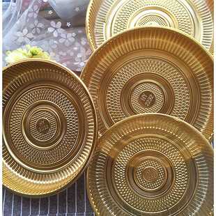 新款直销大号圆形500克1000克月饼发糕托盘1斤2斤5斤装大礼饼内托