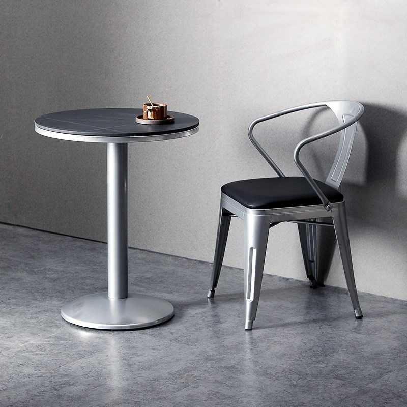 新款直销工业风咖啡厅餐厅酒吧餐桌椅铁艺椅子复古烧烤店火锅店餐