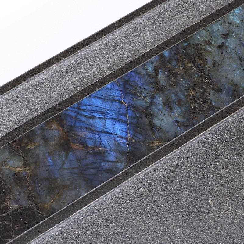 新款直销现货现发奢靡乌金石茶盘乌金石镶嵌奢石茶盘家用可排水托