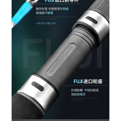 新款直销跨境船钓竿船杆近海船竿1.8 2.12.4沉船底钓海钓竿路亚杆