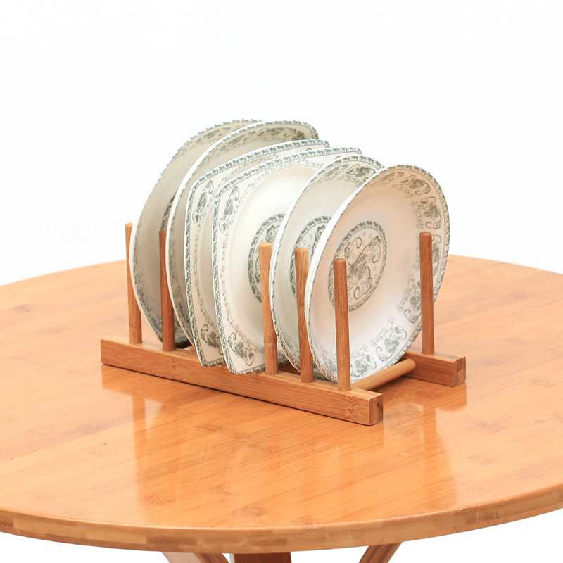 新款直销雅欧达厨房楠竹沥水碗架菜板碟子水杯盘子架茶饼CD收纳架