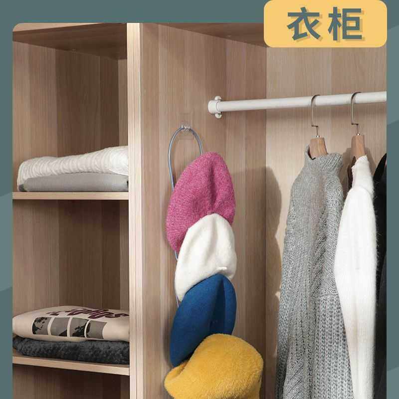 新款直销挂帽子收纳架挂架挂钩收纳神器门后家用的壁挂架子帽架门,收纳整理,帽子收纳架,淘宝优惠券,粉丝福利购,淘宝优惠卷