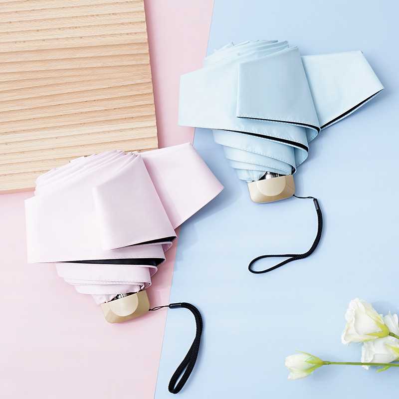 新款直销工厂直销太阳伞女防晒防紫外线遮阳晴雨伞两用迷你超轻五