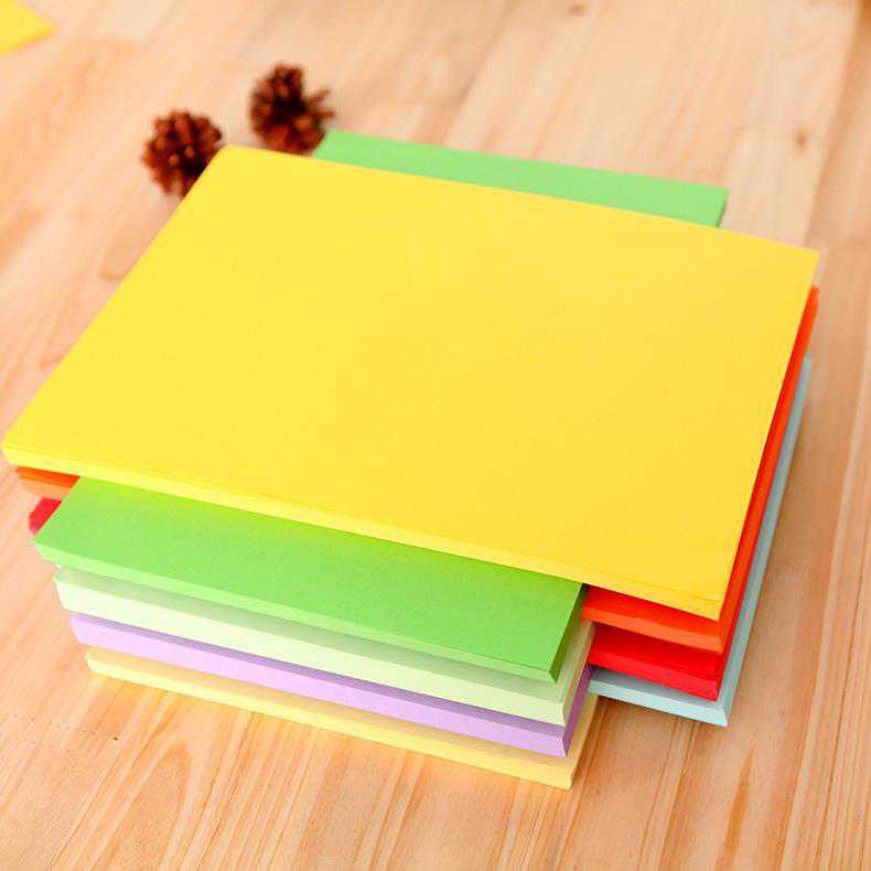 新款直销玛丽A4纸彩色打印复印纸彩纸100张70g80g办公用纸学生粉