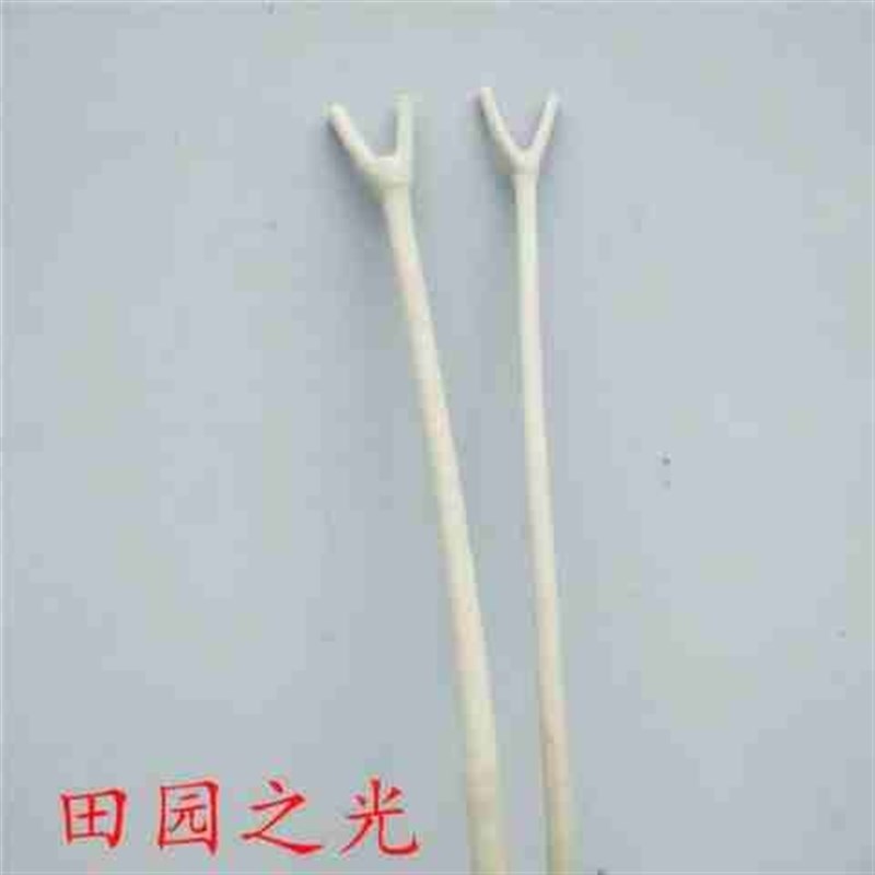去皮干树枝挂衣杆装饰木棍原木杆叉原木晾衣叉干树枝挂衣杆晒衣架