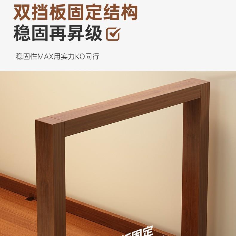 单人电脑桌卧室房间实木腿书桌简约现代长方形工作台成人家用桌子
