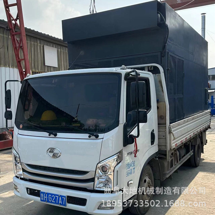 车载式方箱一体吸灰车库房粉煤灰清灰吸灰机方箱储灰移动吸灰车