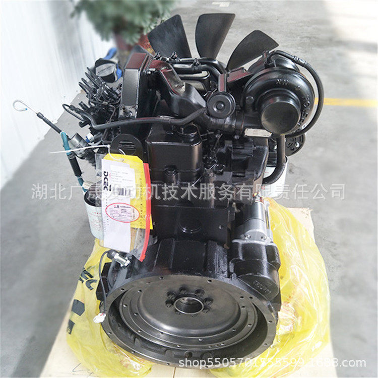 搅拌机发动机4bta3.9-C125 柴油发动机95kw机械柴油机 Cummins