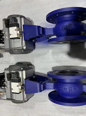 VQ647F-16C DN32-304不锈钢V型调节球阀 气动双作用V型球阀