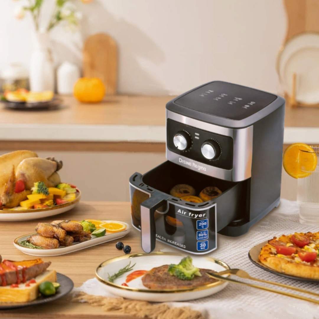 10L机械款可视窗空气电炸锅家用多功能电炸锅大容量外贸工厂