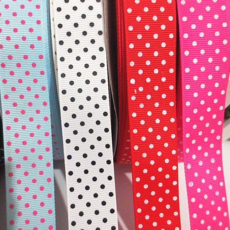 2.5-4cm罗纹印点圆点罗纹带服装礼品花束包装丝带DIY蝴蝶结配件,纺织面料/辅料/配套,织带/丝带/缎带,淘宝优惠券,粉丝福利购,淘宝优惠卷
