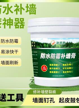 补墙膏墙面修补膏白色防水防潮腻子膏防霉涂料漆粉墙面装修补免漆