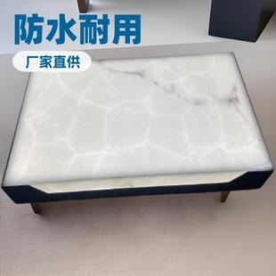 发光云石层板透光石发光层板仿西班牙云石灯罩灯箱灯柱人造玉石板