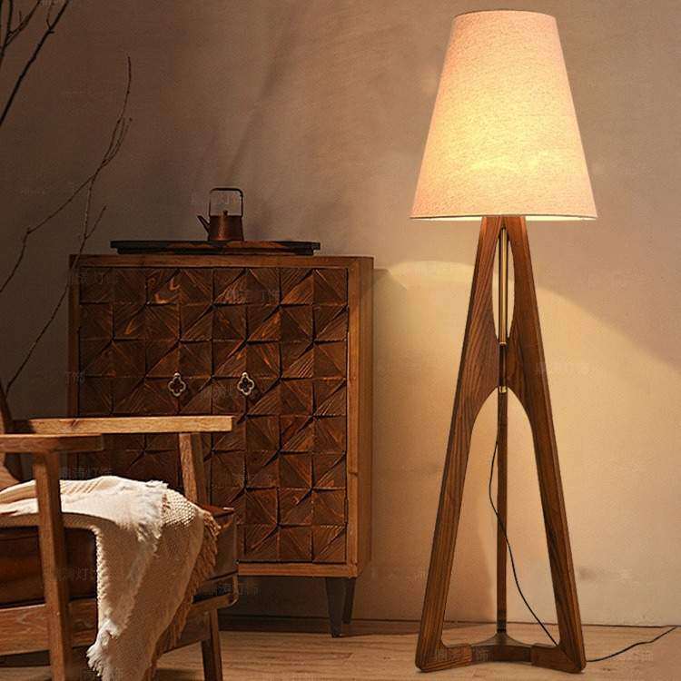 新中式民宿侘寂风落地灯客厅美式实木复古沙发卧室高级氛围立式灯,标准件/零部件/工业耗材,车间地垫,淘宝优惠券,粉丝福利购,淘宝优惠卷
