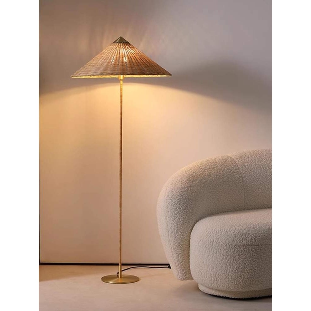 奶油氛围中古丹麦9602中国帽落地灯客厅卧室书房沙发旁设计师藤编,标准件/零部件/工业耗材,车间地垫,淘宝优惠券,粉丝福利购,淘宝优惠卷