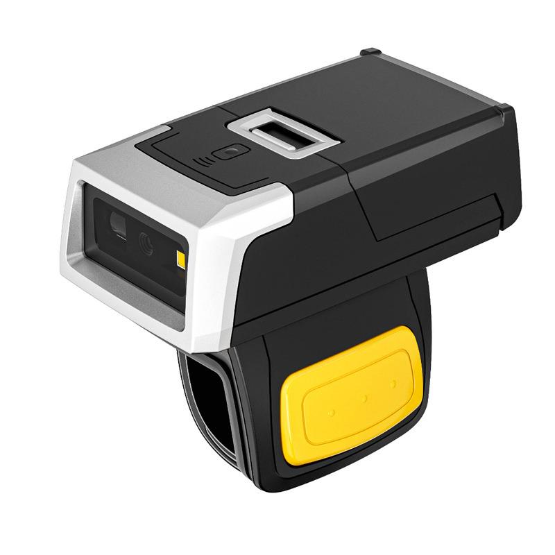 出口蓝牙二维穿戴式迷你扫码枪指环王可拆便携式扫描枪NFC扫描