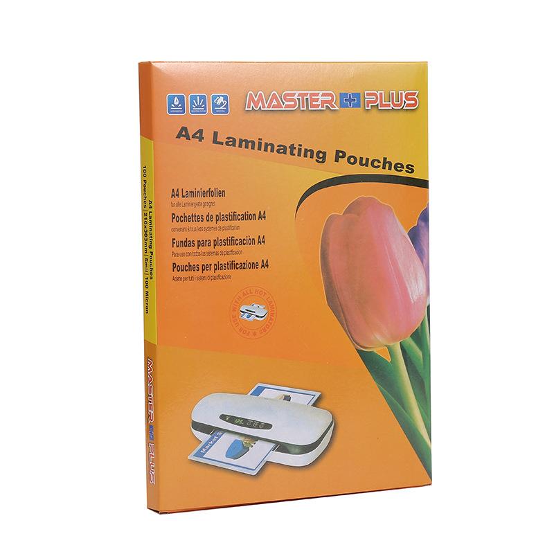 开通A4过塑膜塑封膜防水模过塑纸a4文件相片护卡膜125mic塑封膜