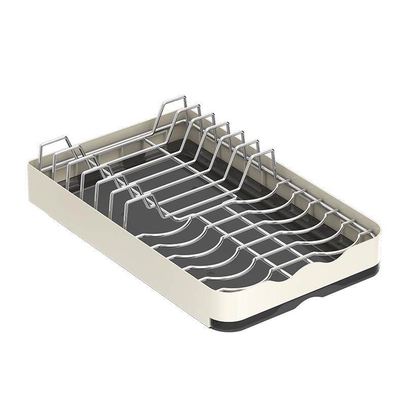 不锈钢橱柜内碗盘架可伸缩拉篮厨房台面碗架沥水架抽拉收纳架,厨房/烹饪用具,碗架,淘宝优惠券,粉丝福利购,淘宝优惠卷